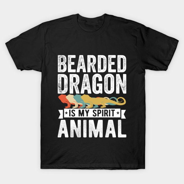 My Spirit Animal Is Bearded Dragon Pogona Lizard Rare Animal Lover T-Shirt by BestSellerDesign
